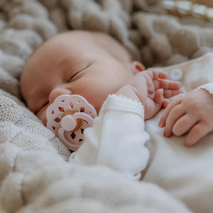 Bibs Pacifier - Boheme 2 Pack - Blossom + Dusky Lilac - Latex Size 2