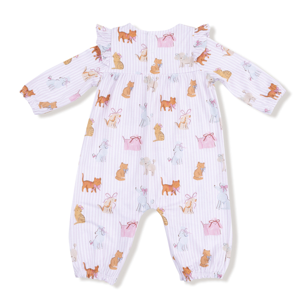 Ruffle Sleeve Romper - Fancy Pets