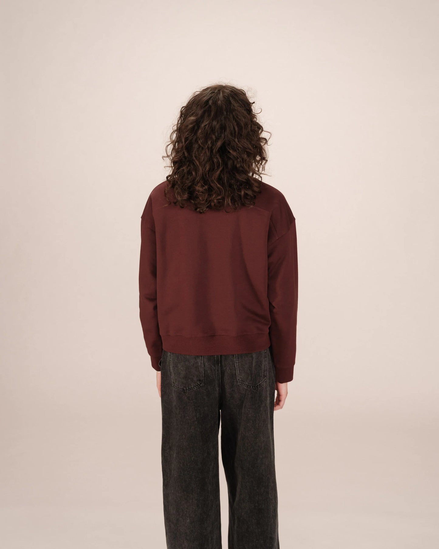 Ciao Amore Crewneck - Maroon