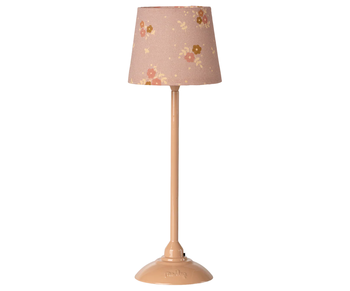 Maileg - Floor Lamp, Miniature - Dark Powder - PREORDER