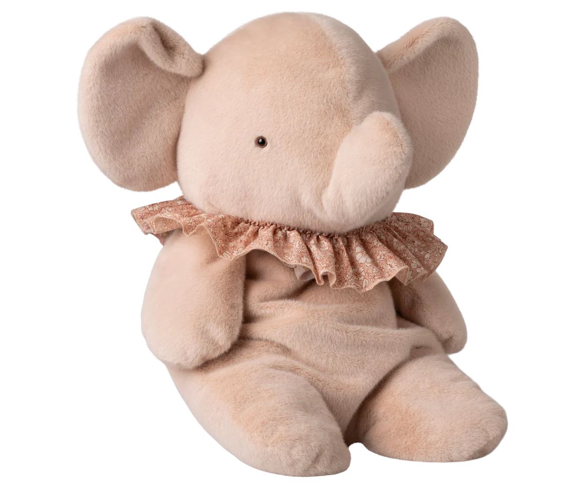 Maileg - Elephant, Plush, Big - Powder