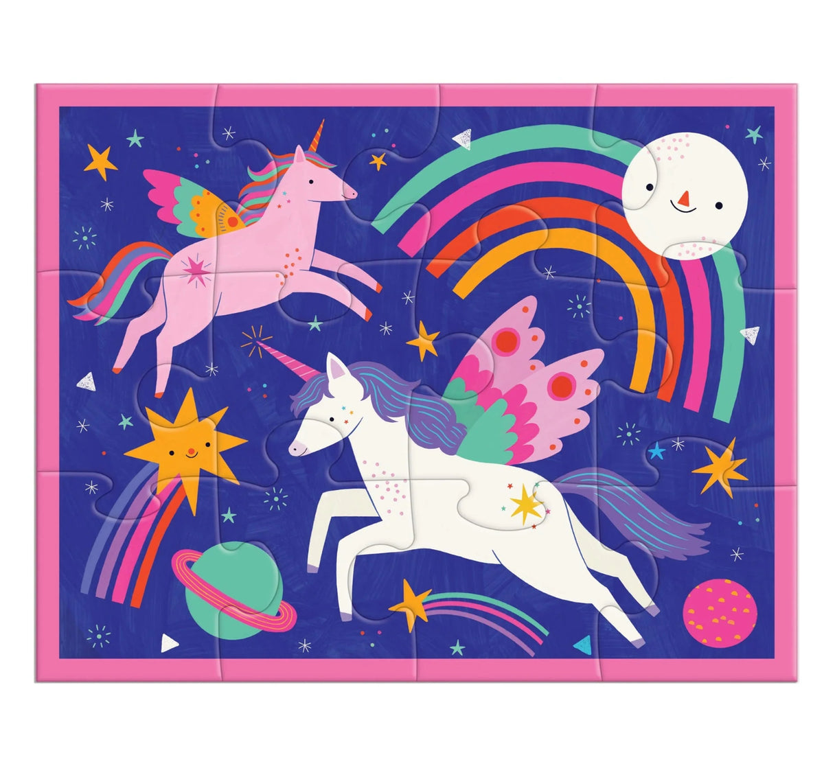 Mudpuppy - Pouch Puzzle - Unicorn Magic