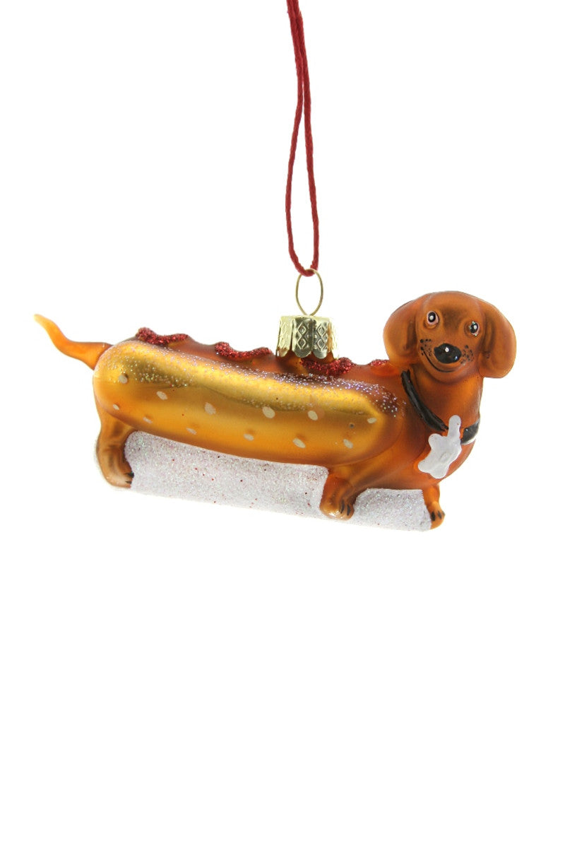 Cody Foster - Weiner Pup Hot Dog Ornament