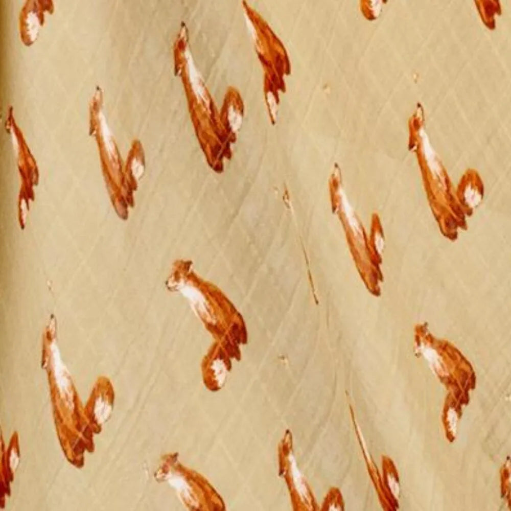 Milkbarn - Organic Swaddle - Gold Fox