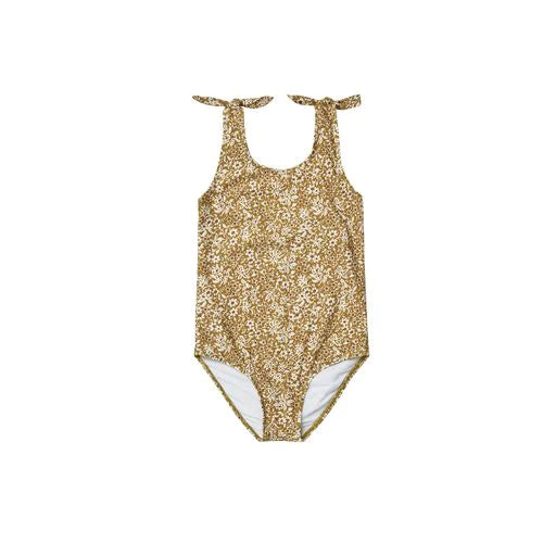 Rylee + Cru - Millie Swimsuit - Golden Ditsy - LAST ONE 4-5Y