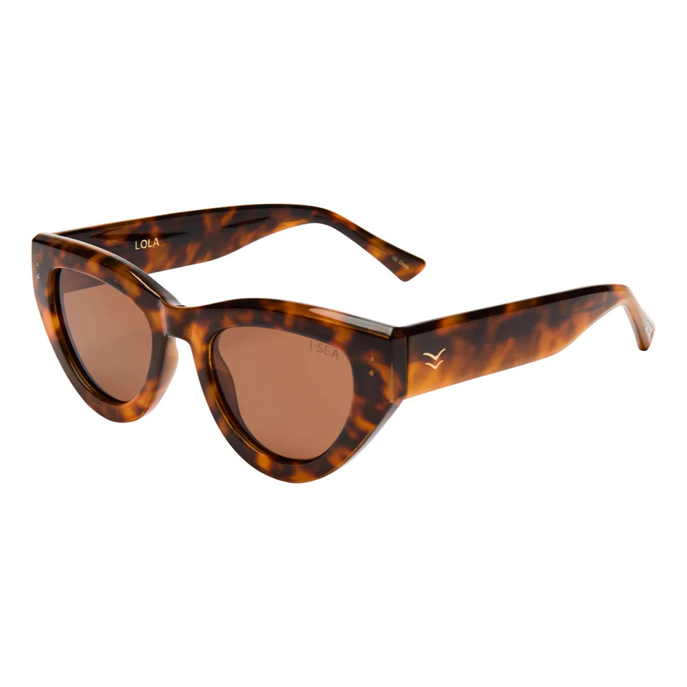 I-SEA - Lola Women's Sunglasses - Tort & Brown