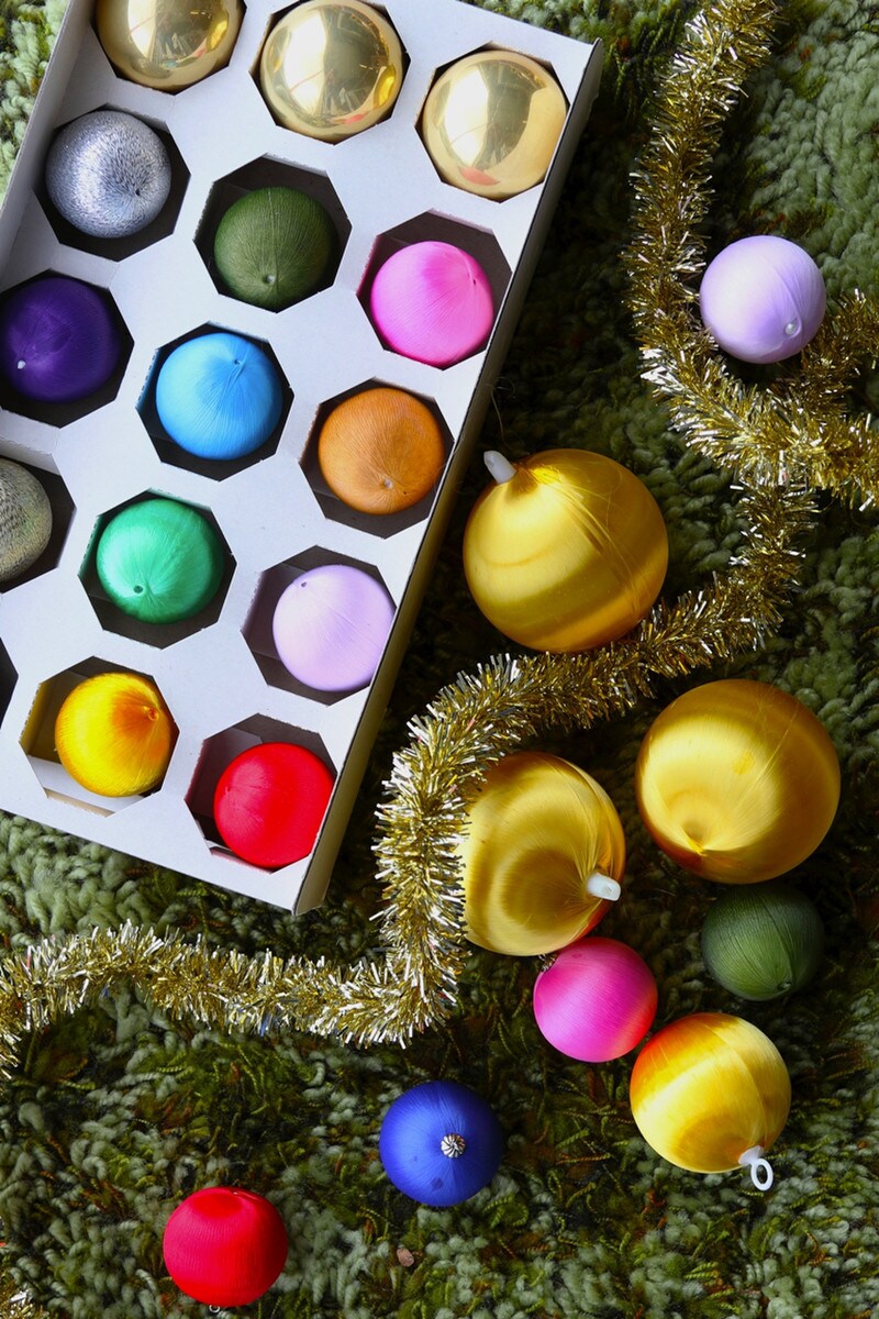 Cody Foster - Satin Ball Ornament Set