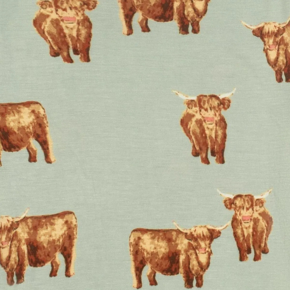 Milkbarn - Three Layer Blanket - Highland Cow