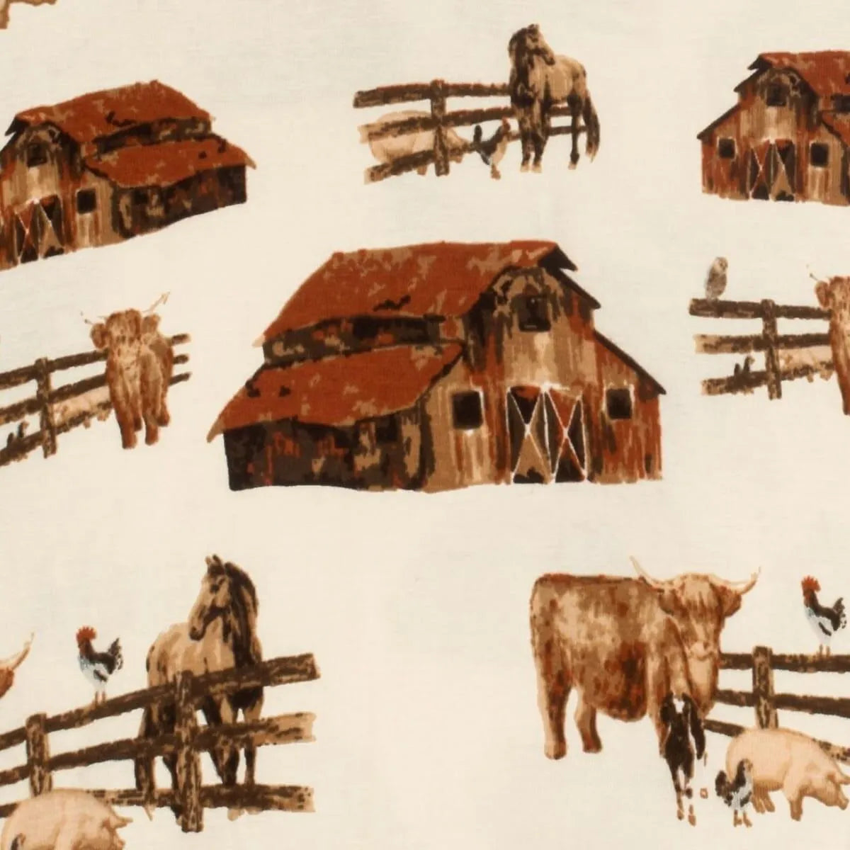 Milkbarn - Organic Muslin Burp Cloth Set - Homestead