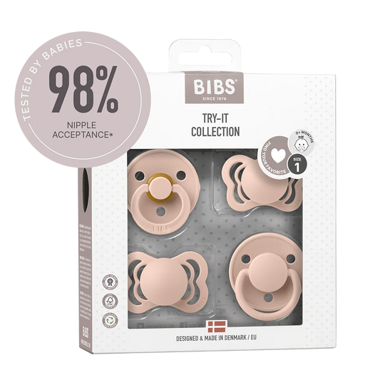Bibs Pacifier - Try-It Collection - Blush