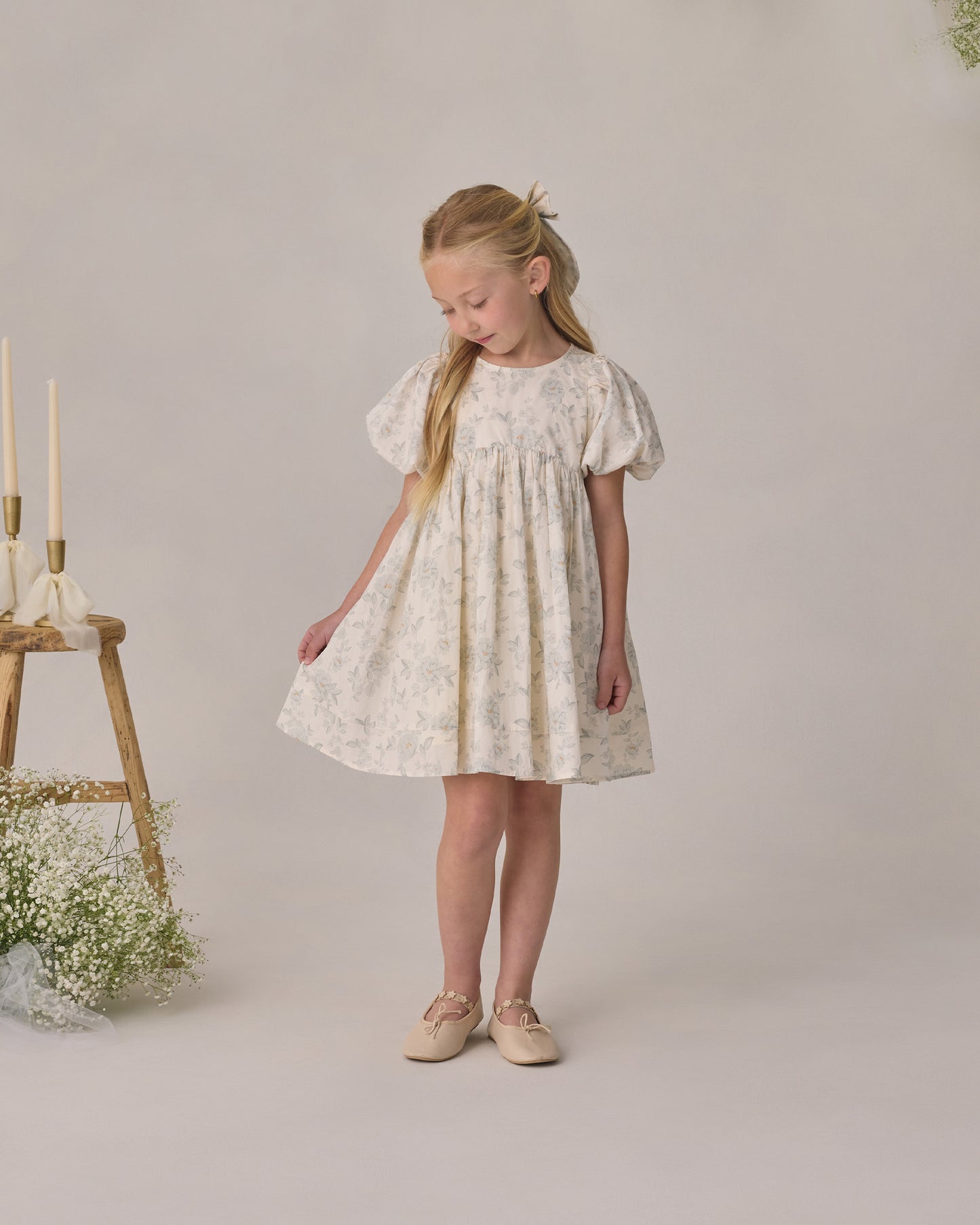 Noralee - Luna Dress - Mist English Rose