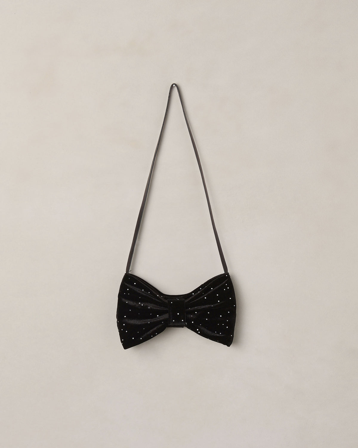 Noralee - Bow Purse - Black Rhinestone