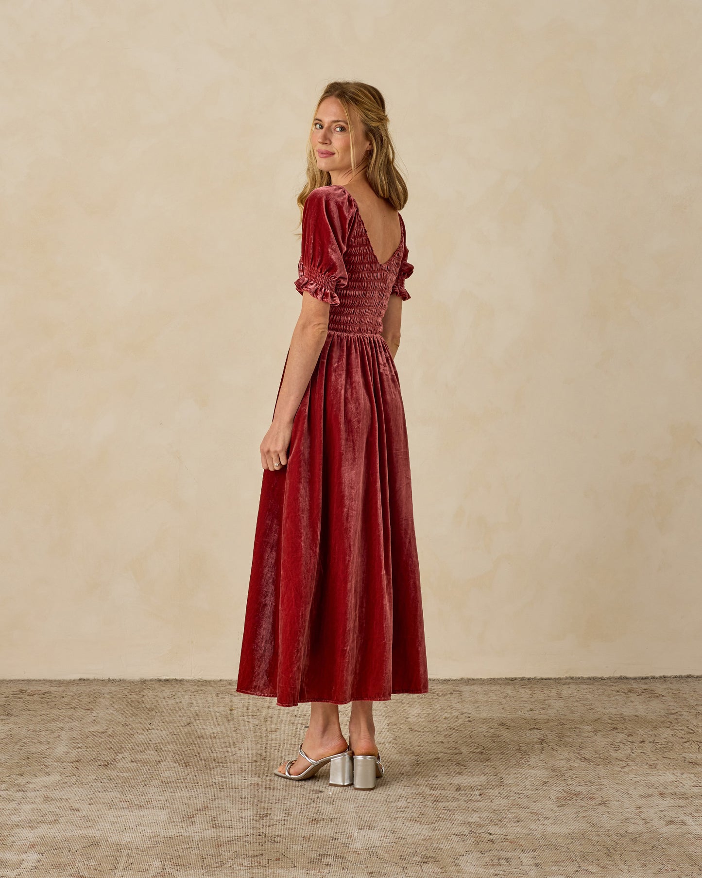 Noralee - Women's Adele Dress - Ruby