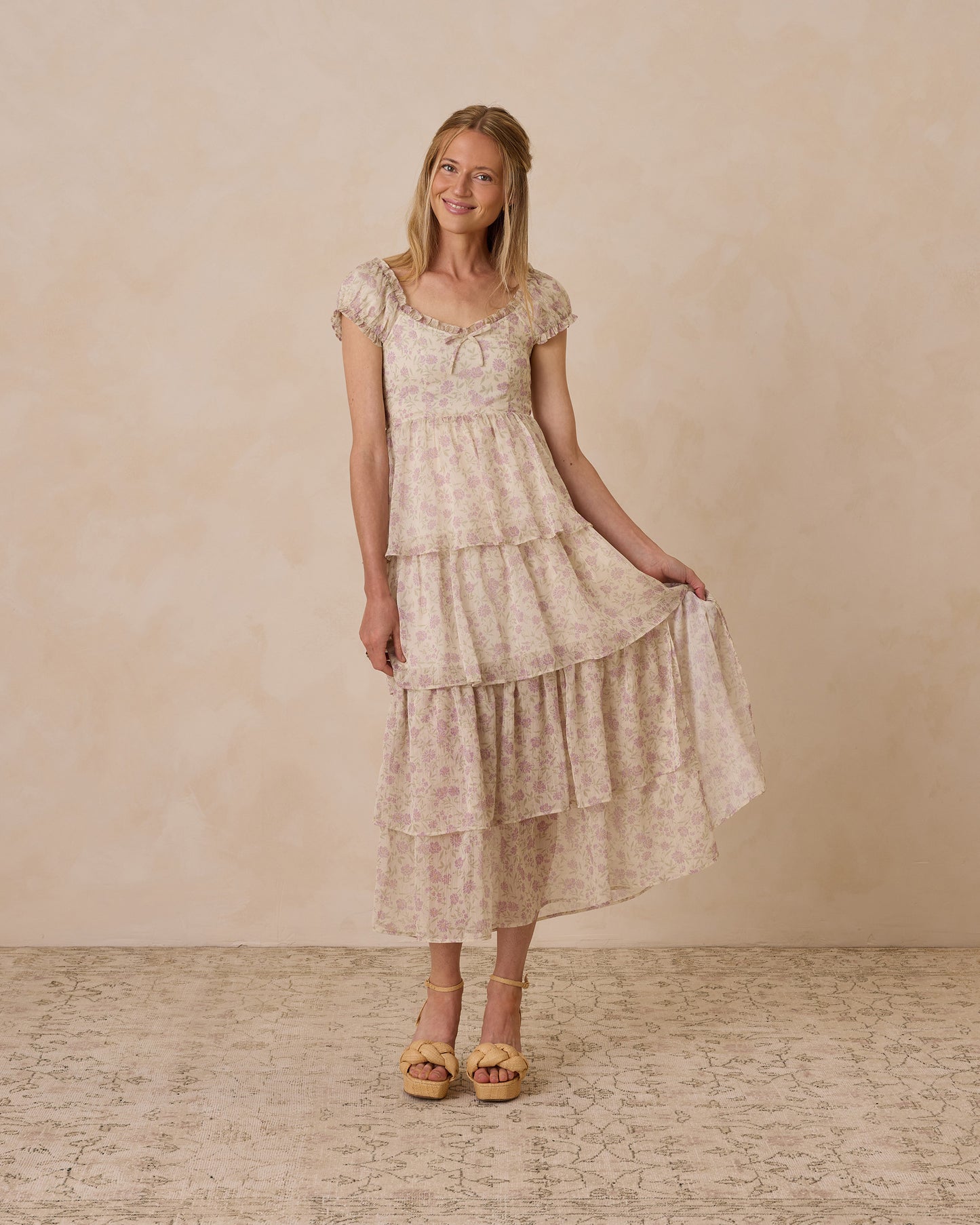 Noralee - Women’s Capri Dress - Lavender Fields