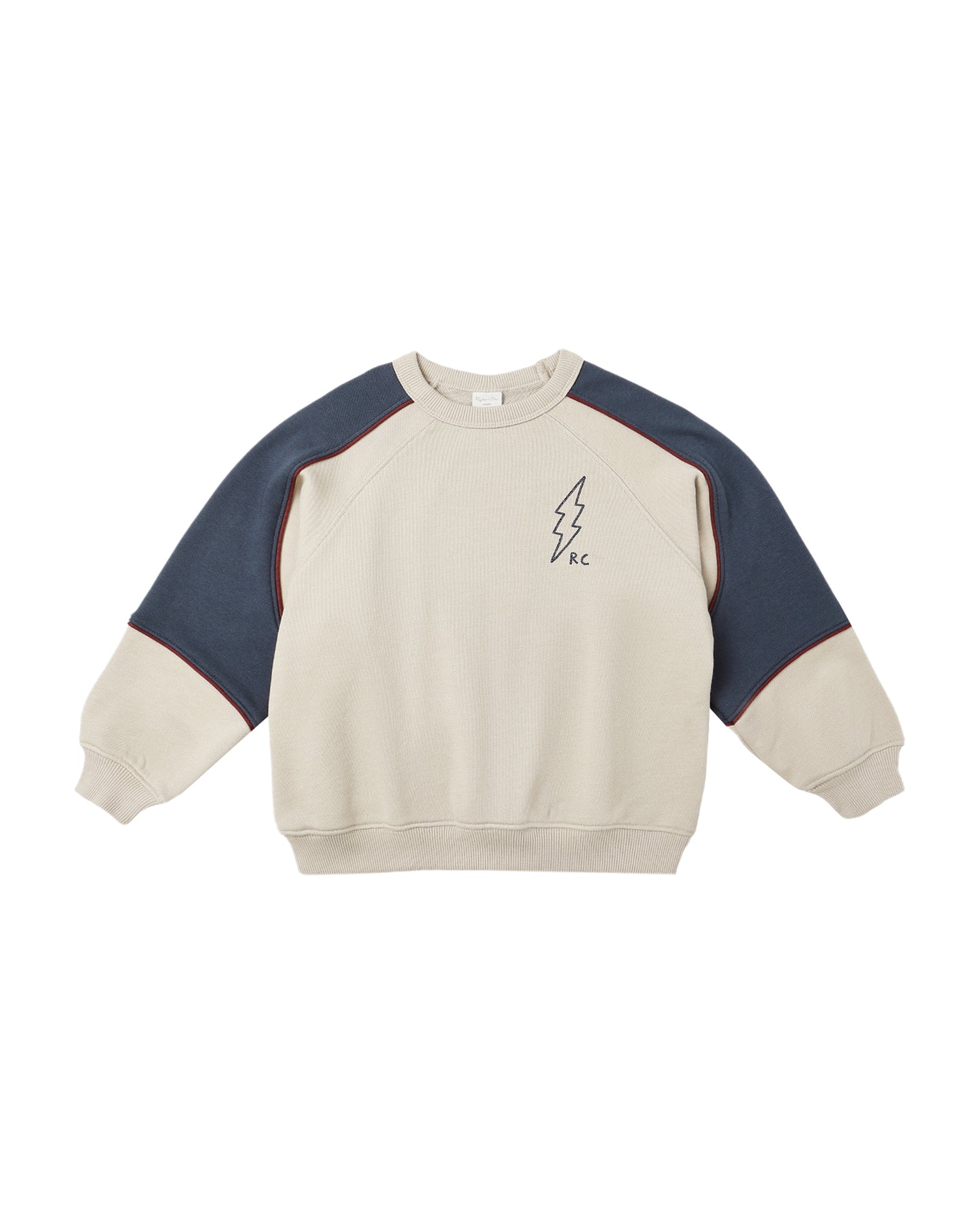 Rylee + Cru - Paneled Sweatshirt - Stone