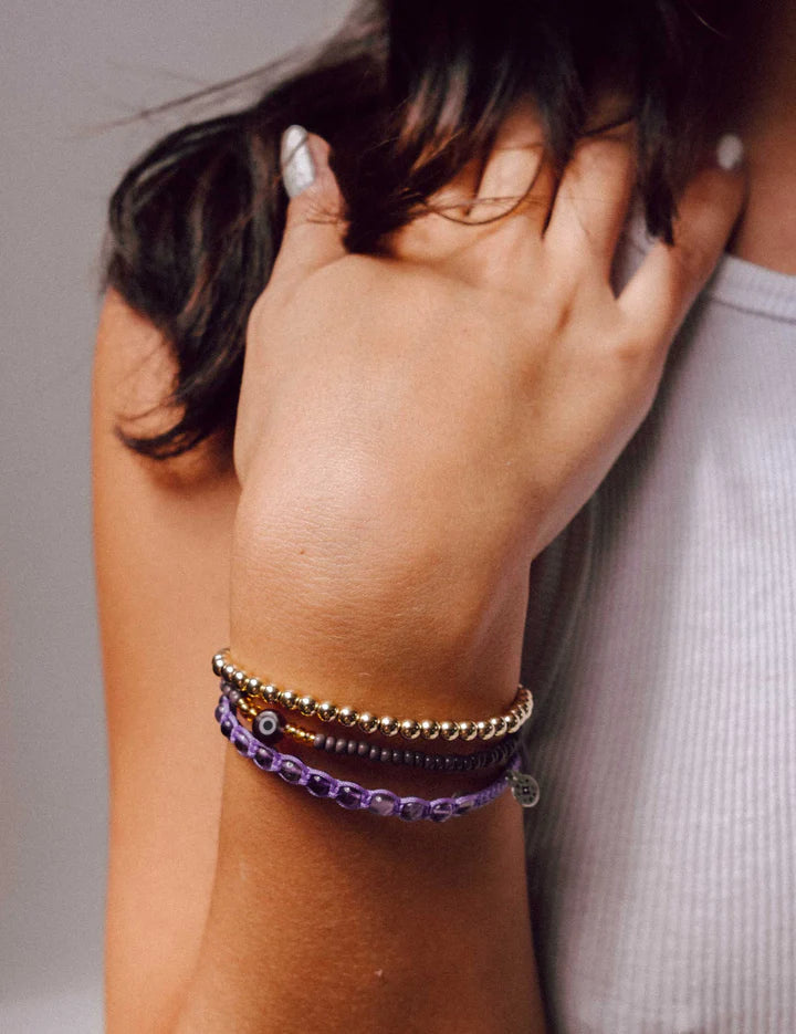 Jerico Bracelet - 18K Gold - 4mm - Sepia