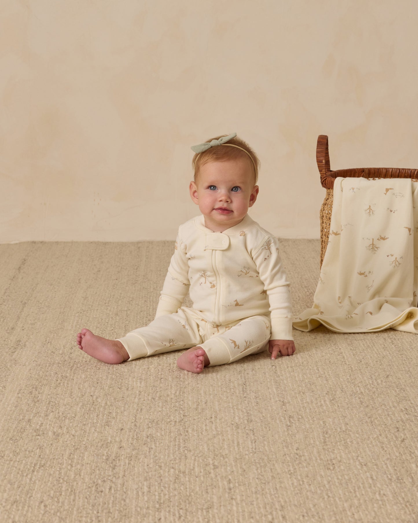 Quincy Mae - Zip Long Sleeve Sleeper - Fox Land