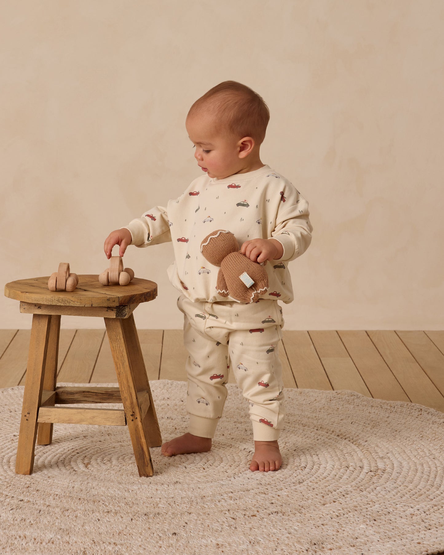 Quincy Mae - Relaxed Fleece Sweatpant - Cars