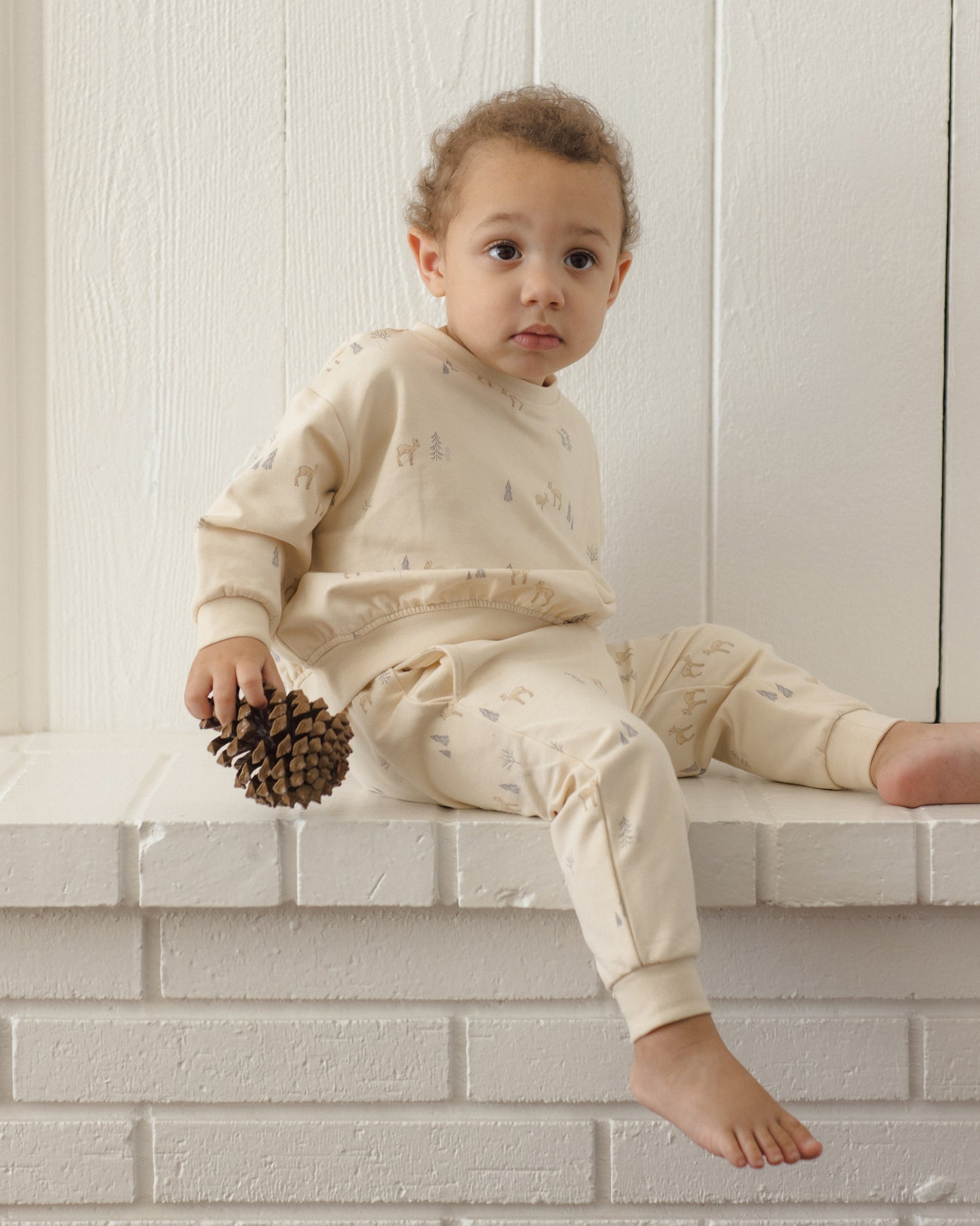 Quincy Mae - Relaxed Sweatshirt - Deer