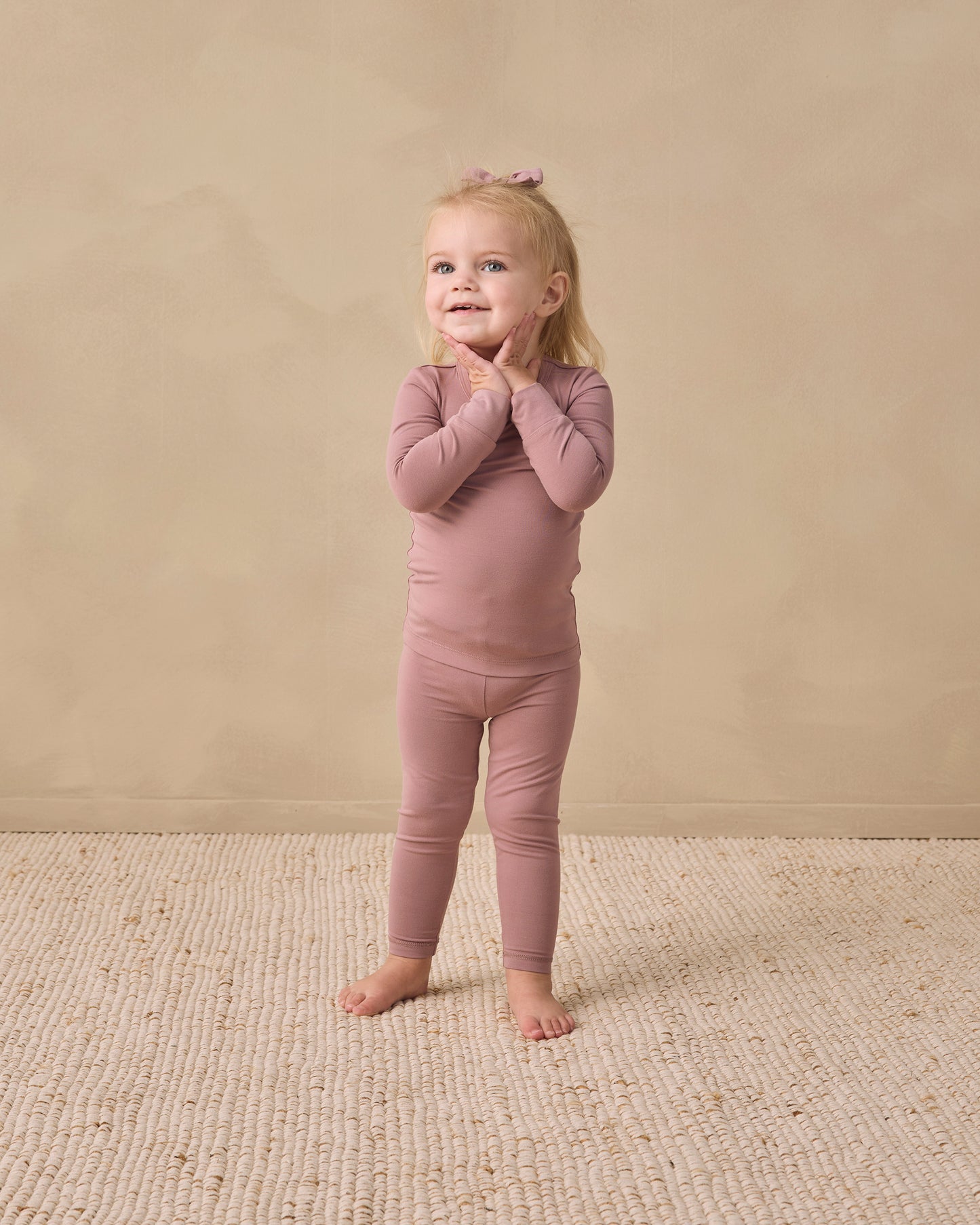 Quincy Mae - Bamboo Pajama Set - Mulberry