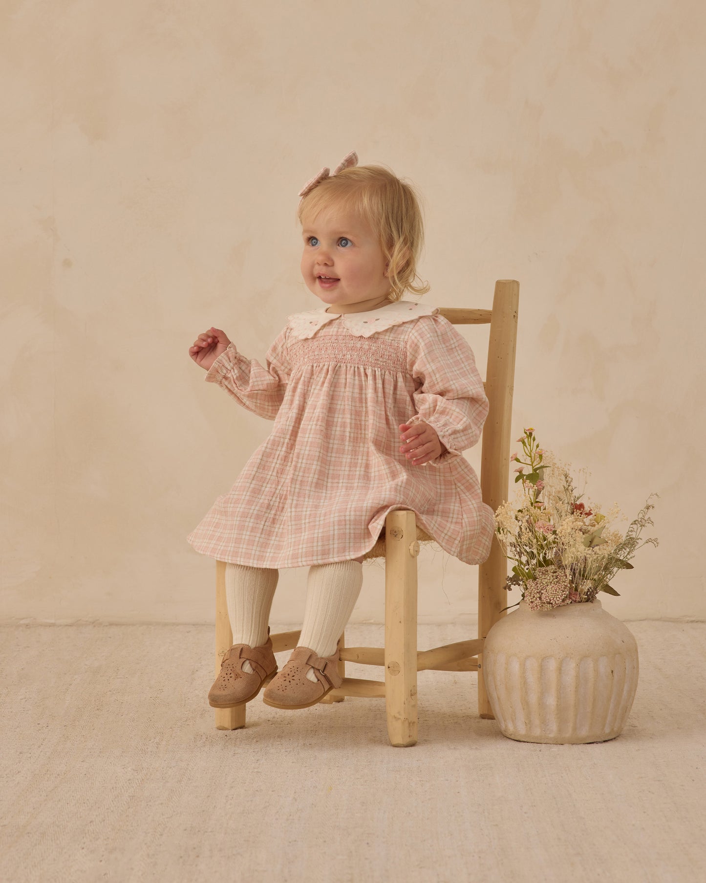Quincy Mae - Callie Dress - Pink Plaid