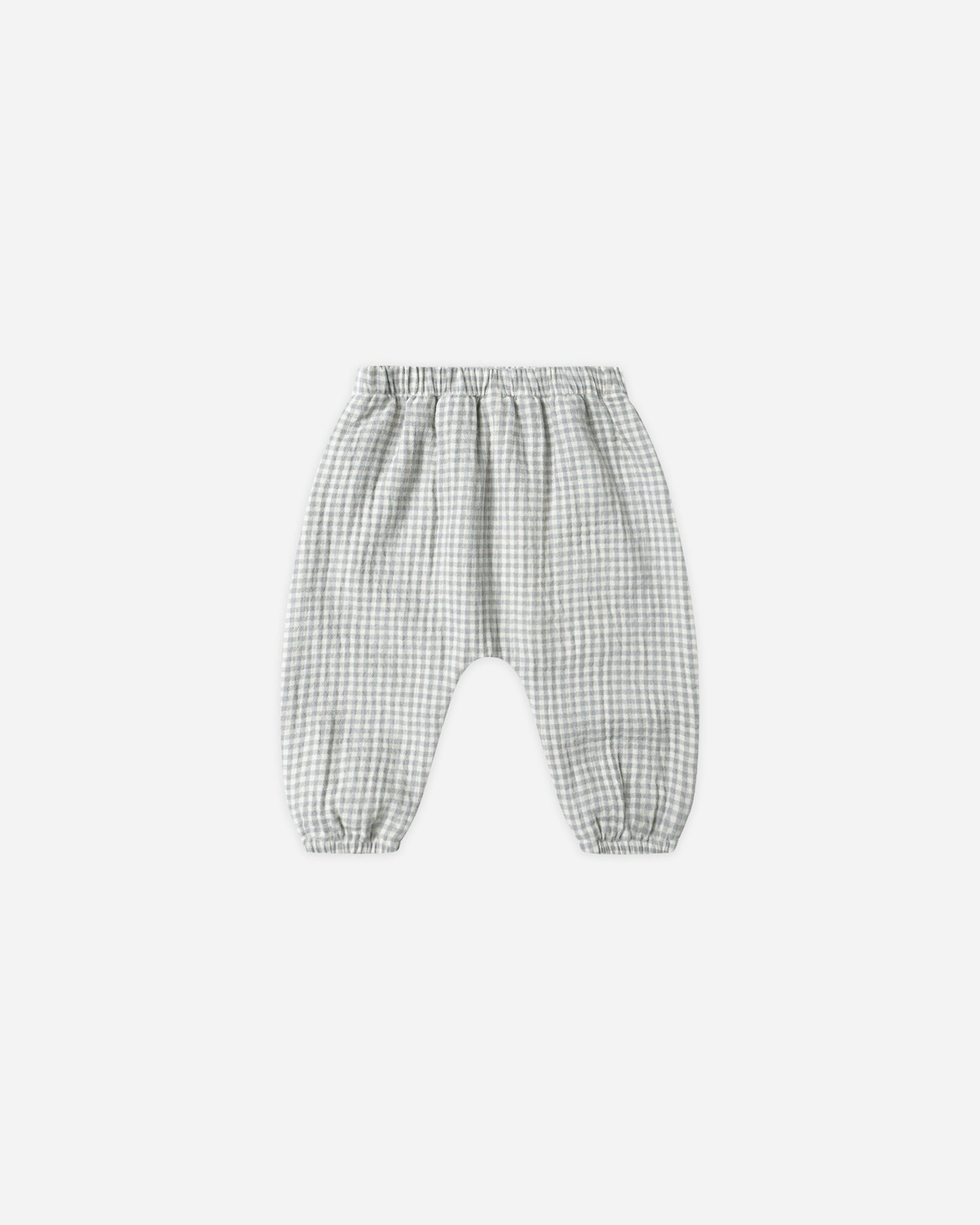 Quincy Mae - Woven Pant - Blue Gingham