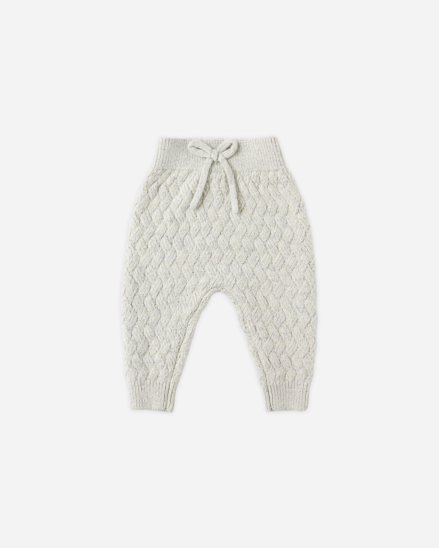 Quincy Mae - Knit Pant - Heathered Blue