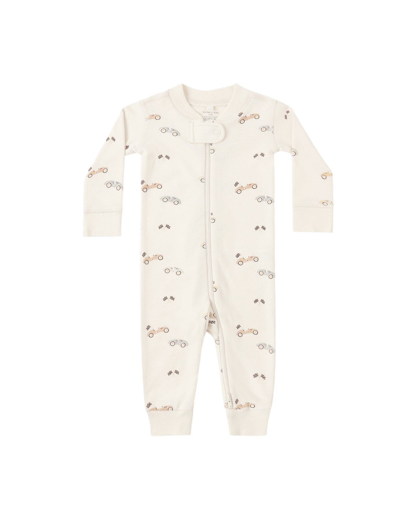 Quincy Mae - Zip Longsleeve Sleeper - Race Car