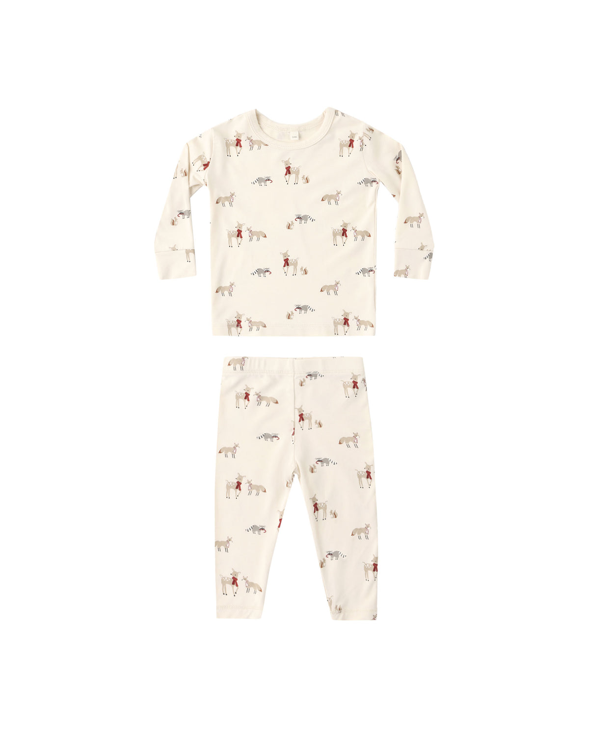 Quincy Mae - Bamboo Pajama Set - Forest Friends