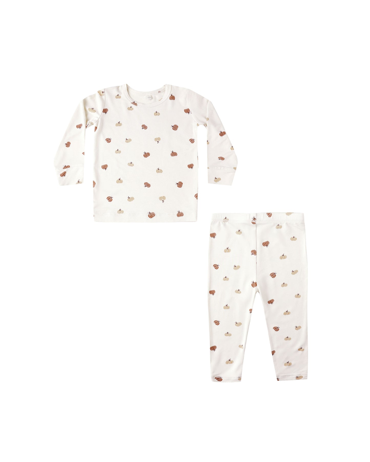Quincy Mae - Bamboo Pajama Set - Pumpkins