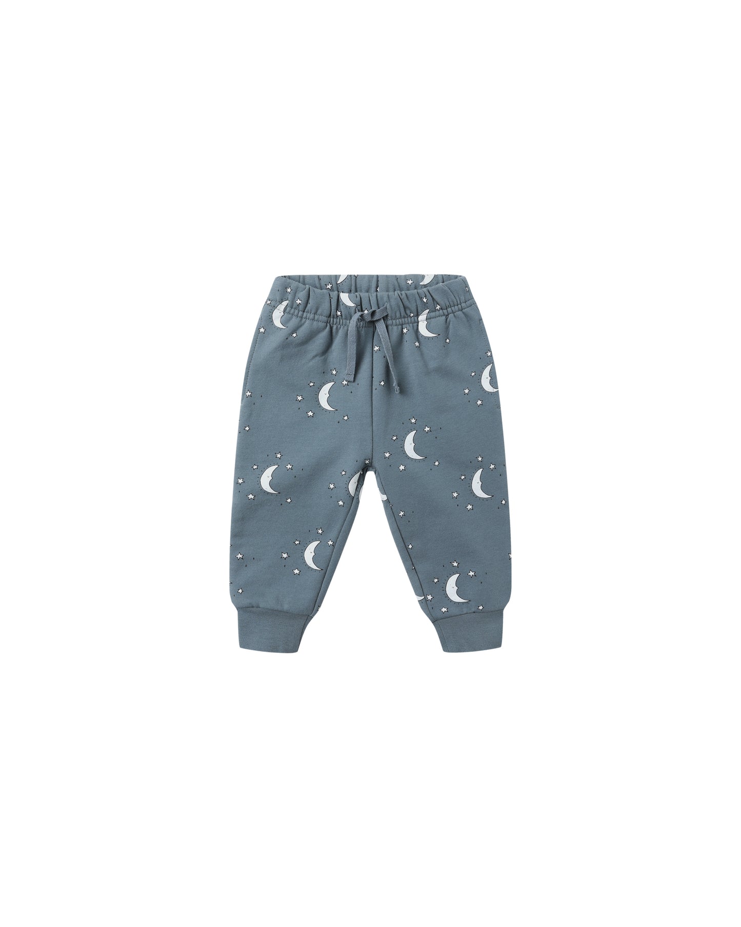 Quincy Mae - Relaxed Fleece Sweatpants - Silver Moons
