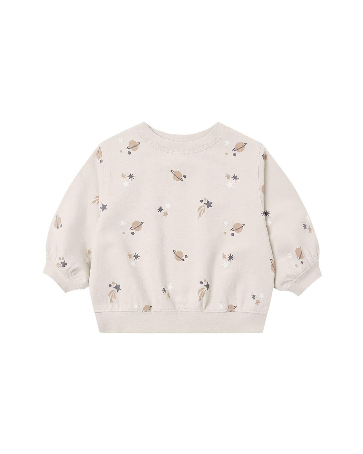 Quincy Mae - Oversized Crew Sweatshirt - Space