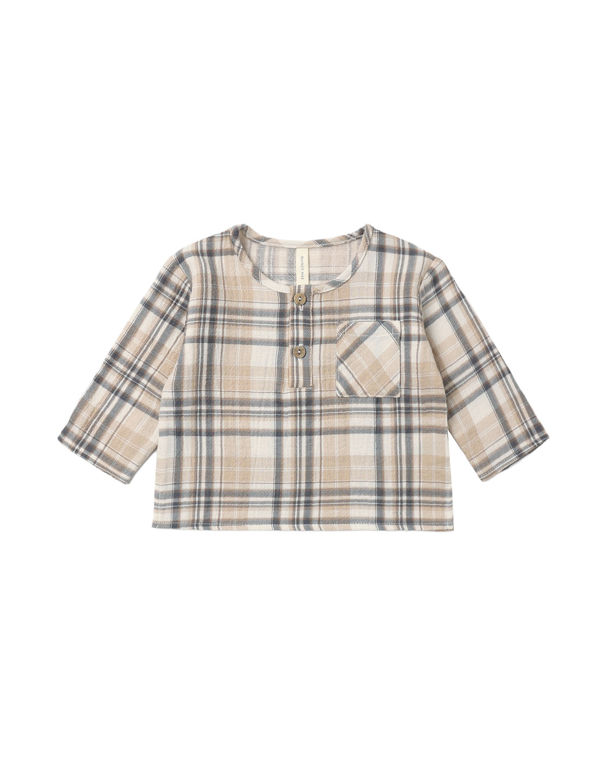 Quincy Mae - Rory Shirt - Fall Plaid