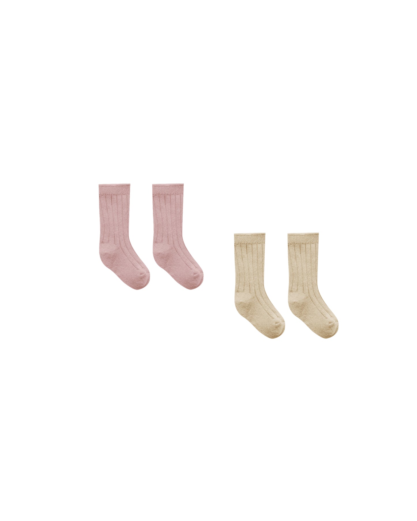 Quincy Mae - Sock Set - Butterscotch, Mauve