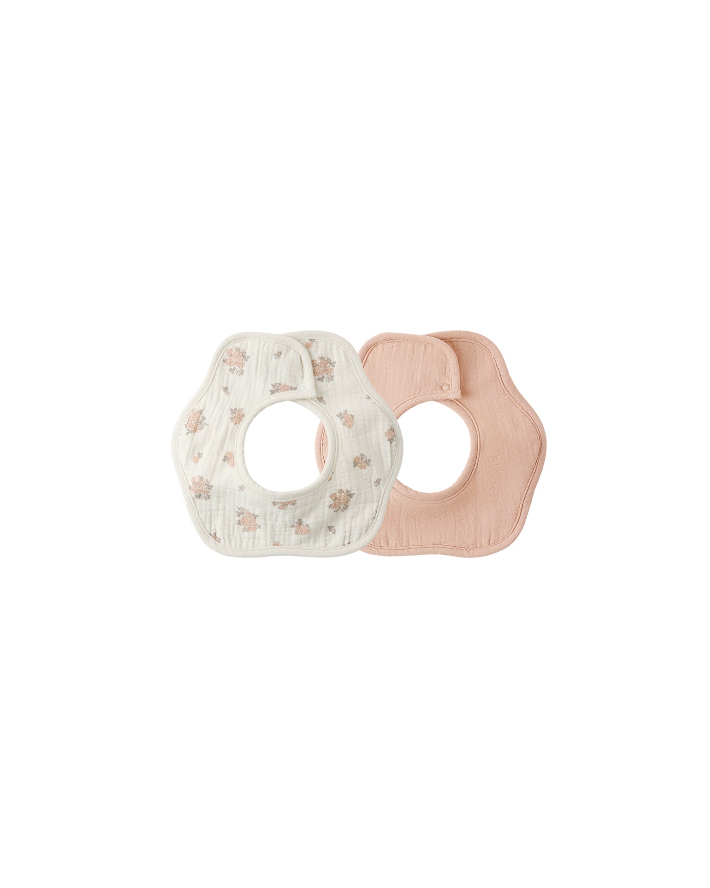 Quincy Mae - Flower Bib Pack - Garden Rose, Melon