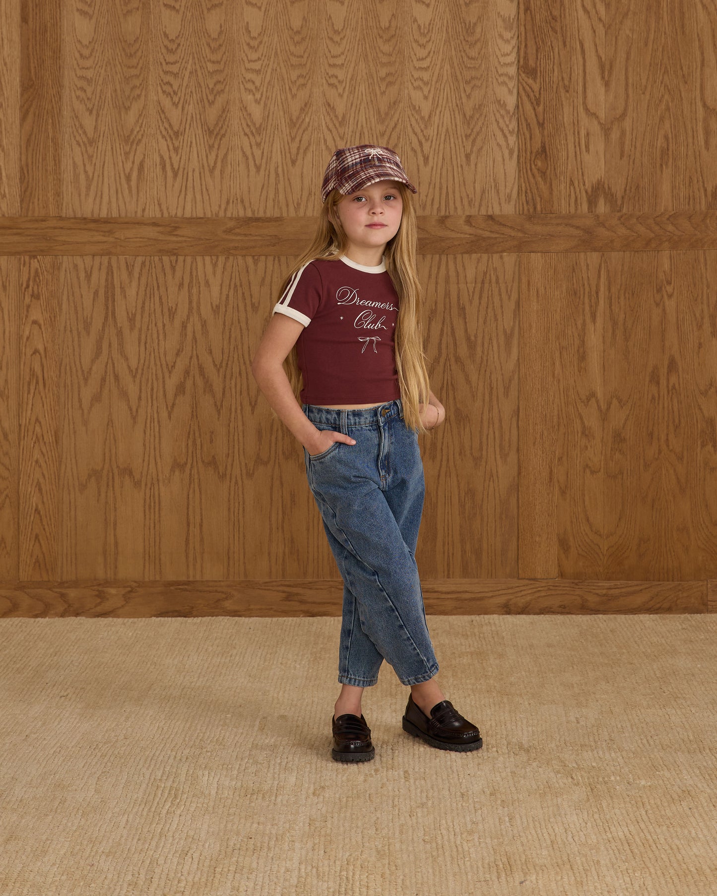 Rylee + Cru - Barrel Pant - Indigo Denim