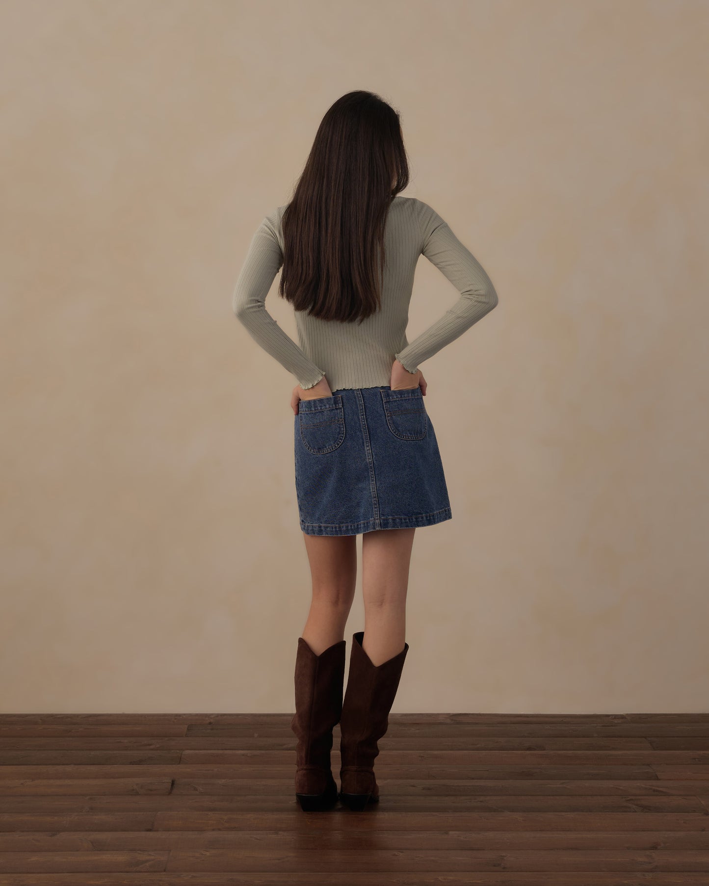 Rylee + Cru - Teen Tennessee Mini Skirt - Indigo