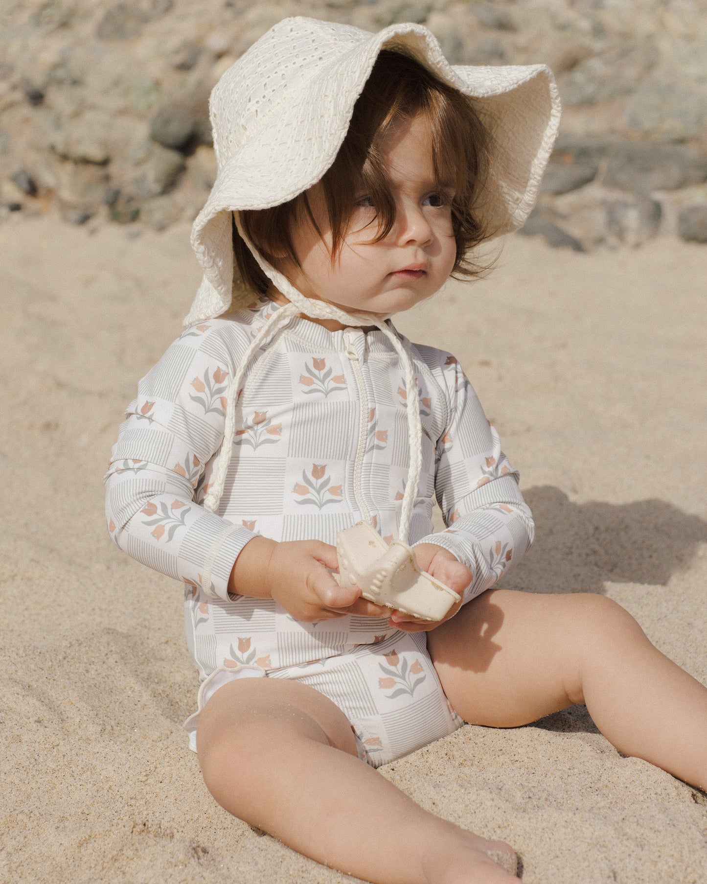 Rylee + Cru - Rashguard One-Piece - Garden Grid