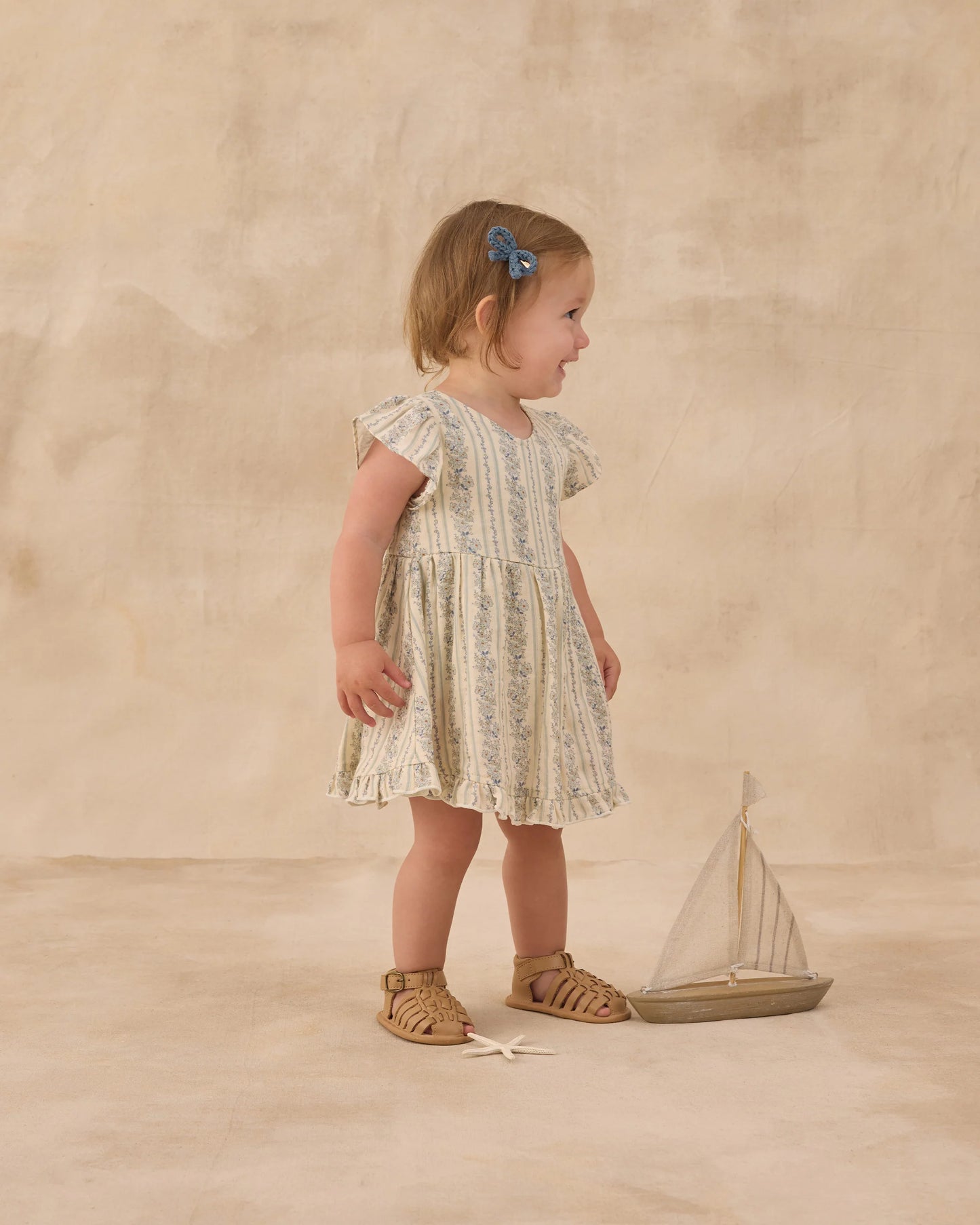 Rylee + Cru - Lila Romper - Blue Floral