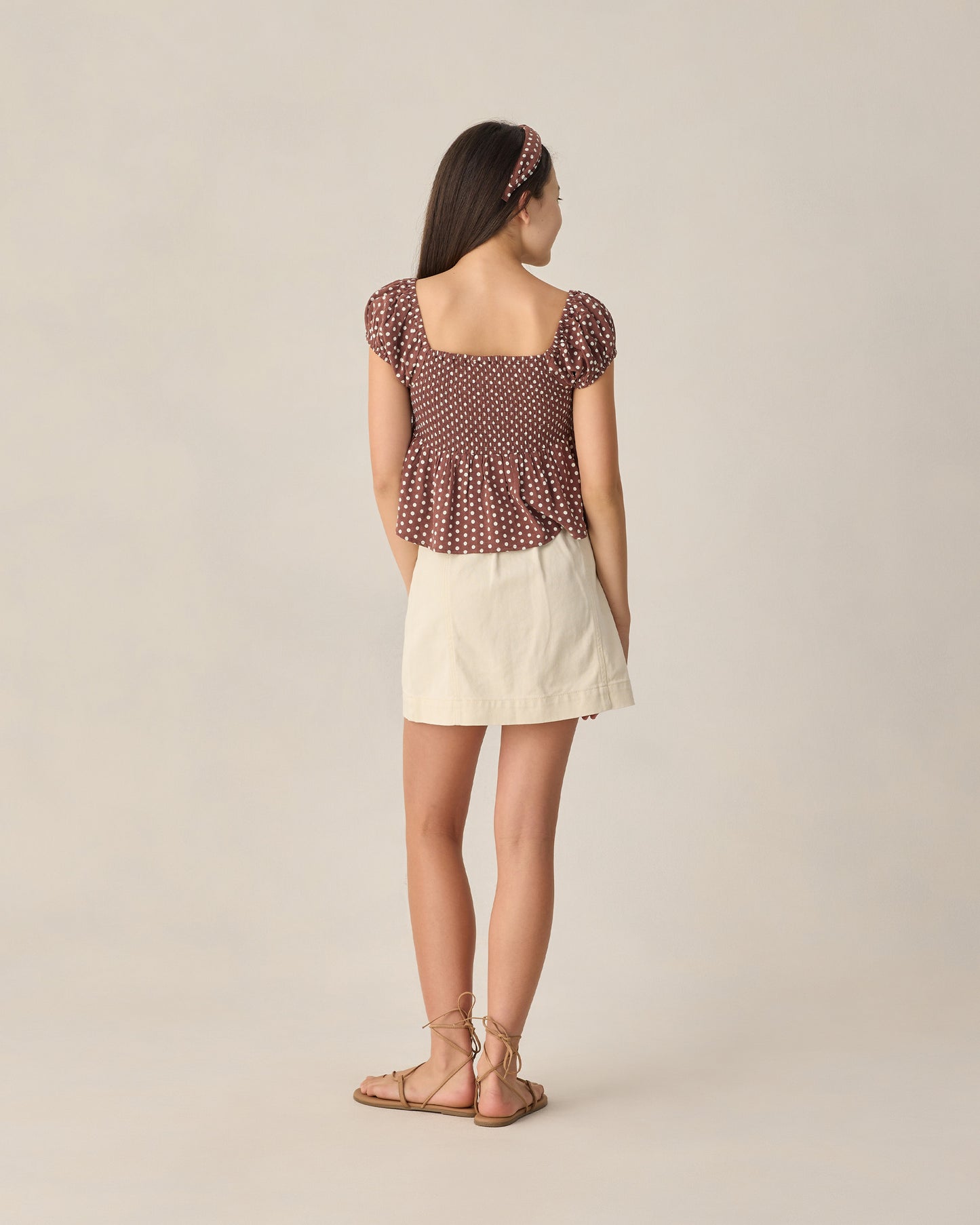 Rylee + Cru - Teen Denver Mini Skirt - Natural
