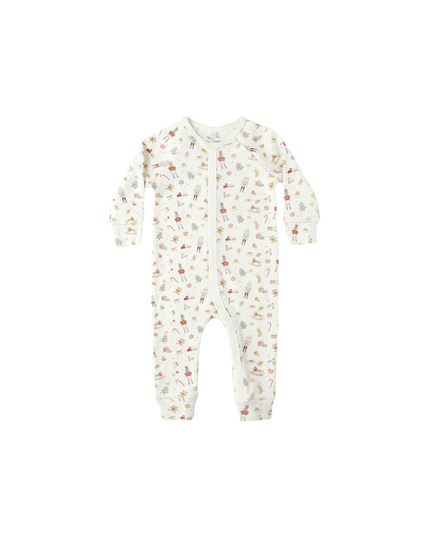 Rylee + Cru - Organic Long John Pajamas - Festive