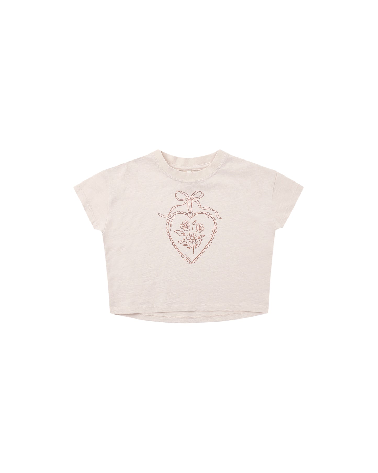 Rylee + Cru - Boxy Tee - Heart Locket