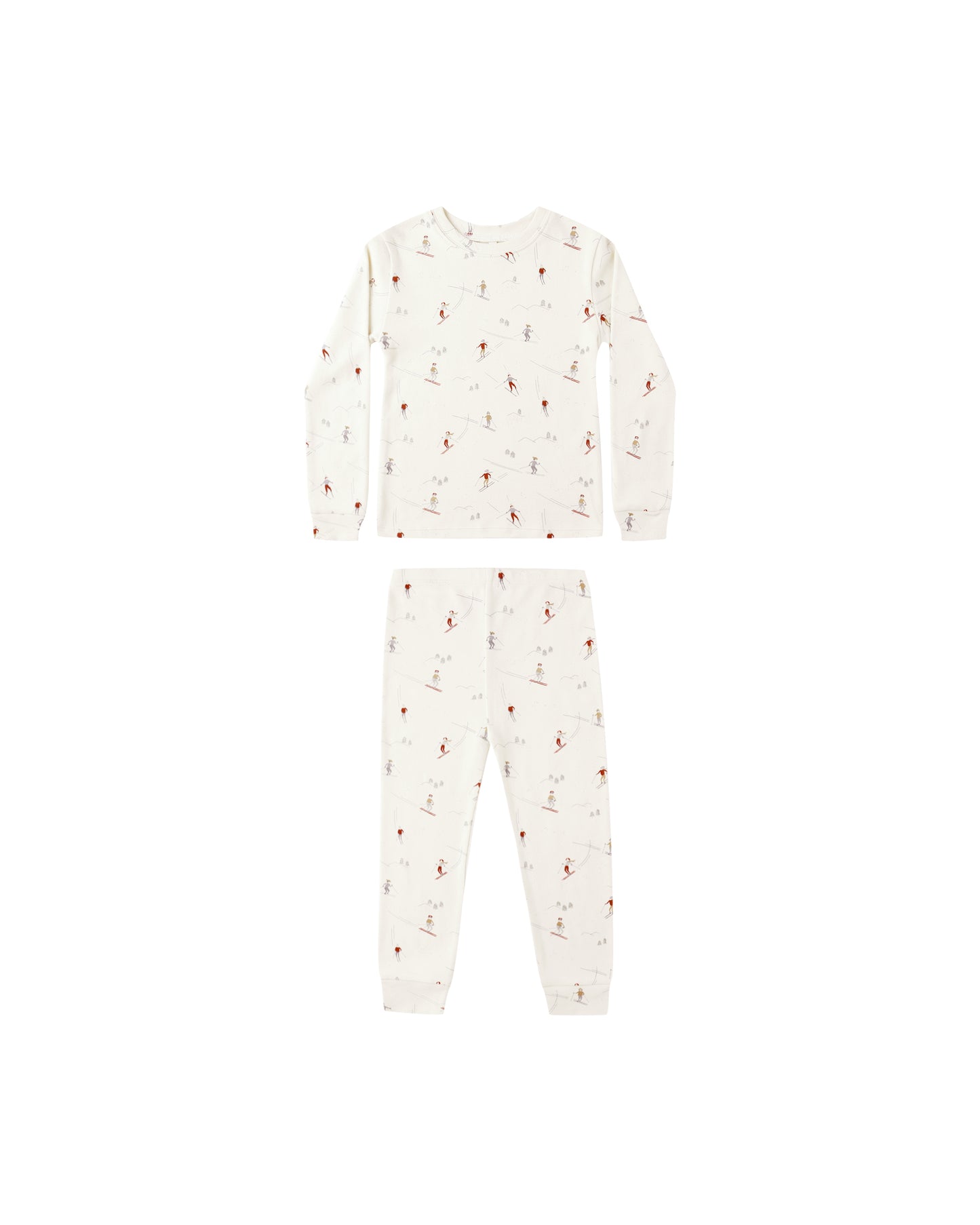 Rylee + Cru - Organic Long Sleeve Pajama Set - Skiers