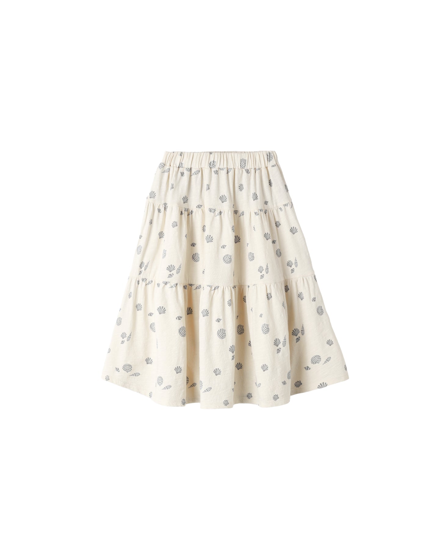 Rylee + Cru - Tiered Mid Skirt - Seashells