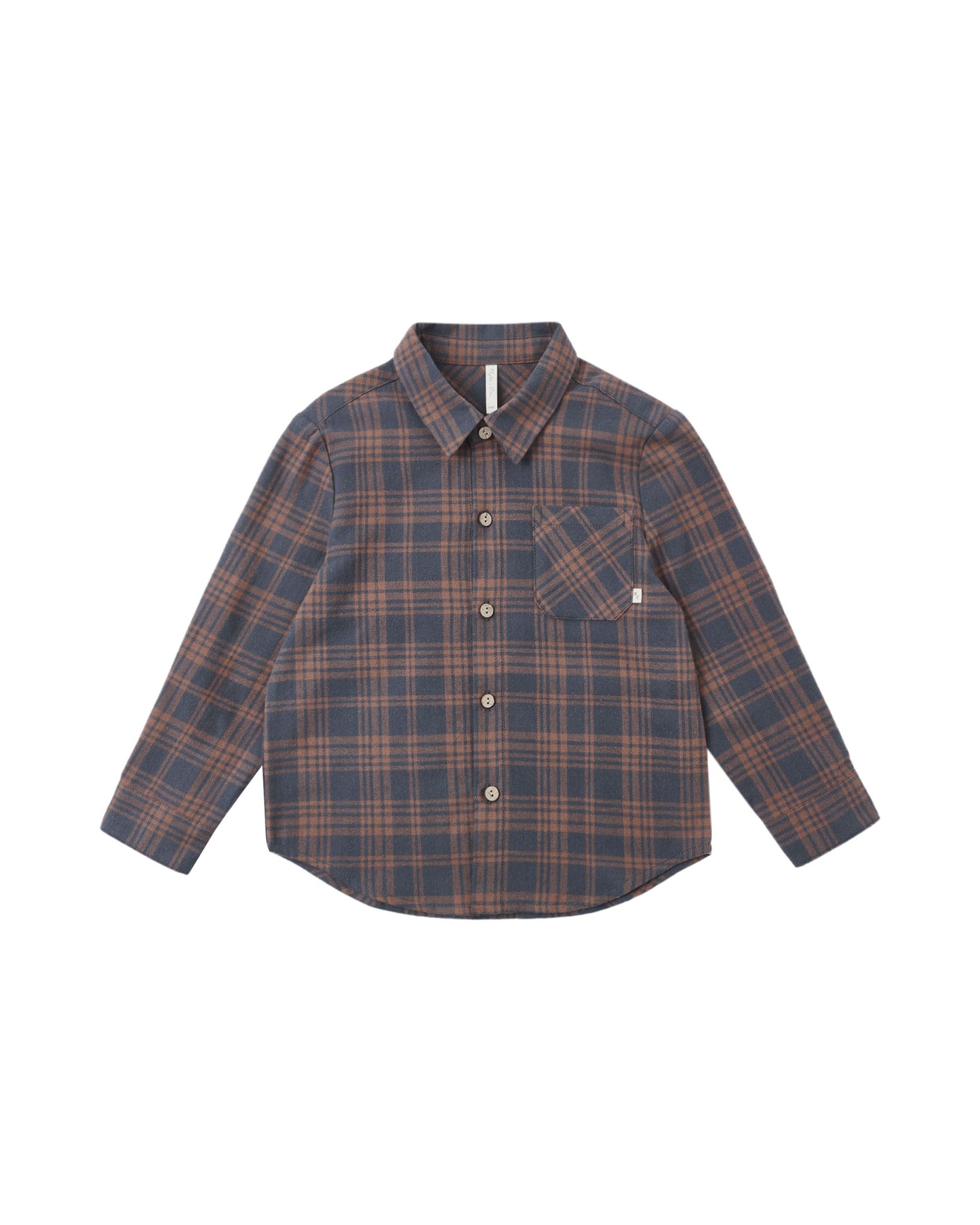 Rylee + Cru - Collared Long Sleeve Shirt - Midnight Plaid