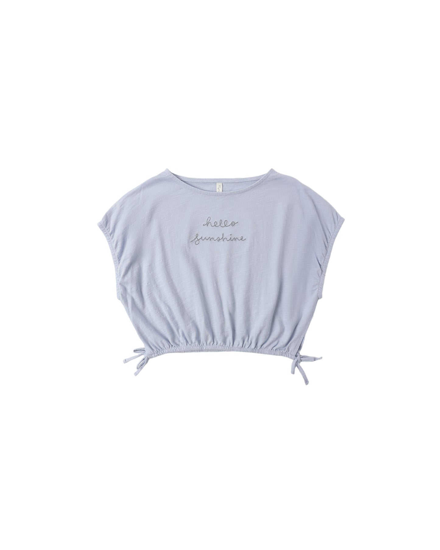 Rylee + Cru - Cropped Cinch Tee - Hello Sunshine