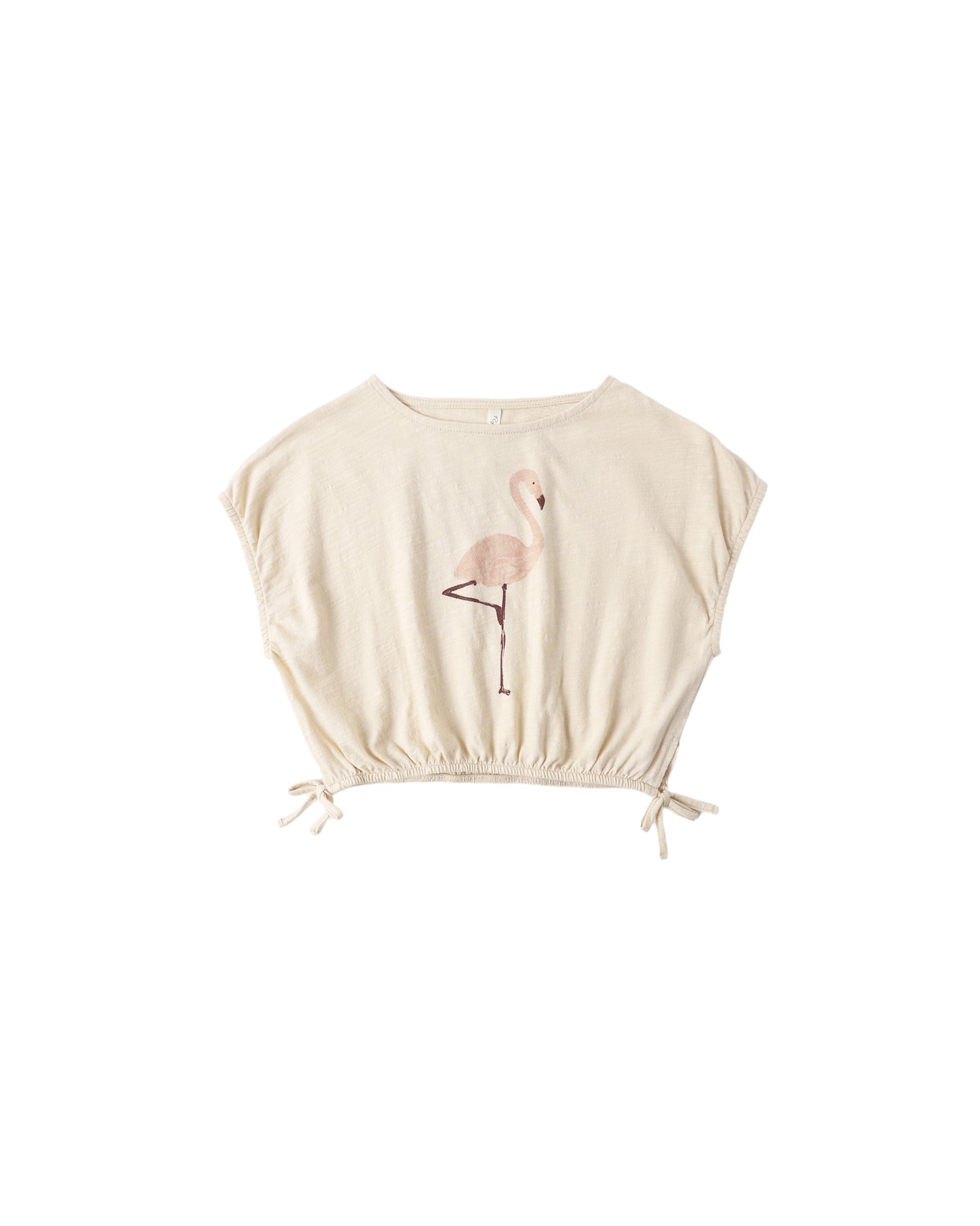 Rylee + Cru - Crop Cinch Tee - Flamingo