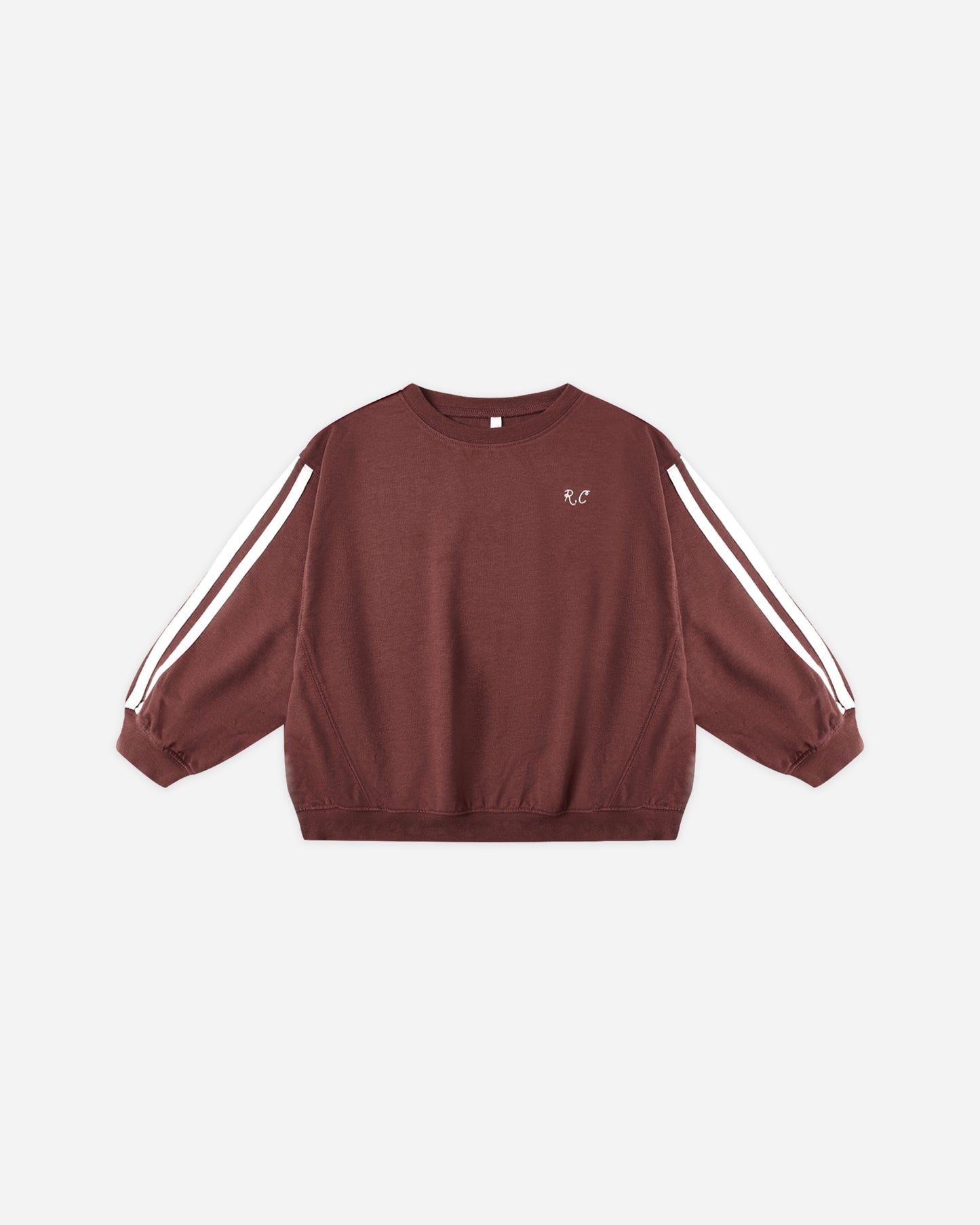 Rylee + Cru - Oversized Sweatshirt - Burgundy