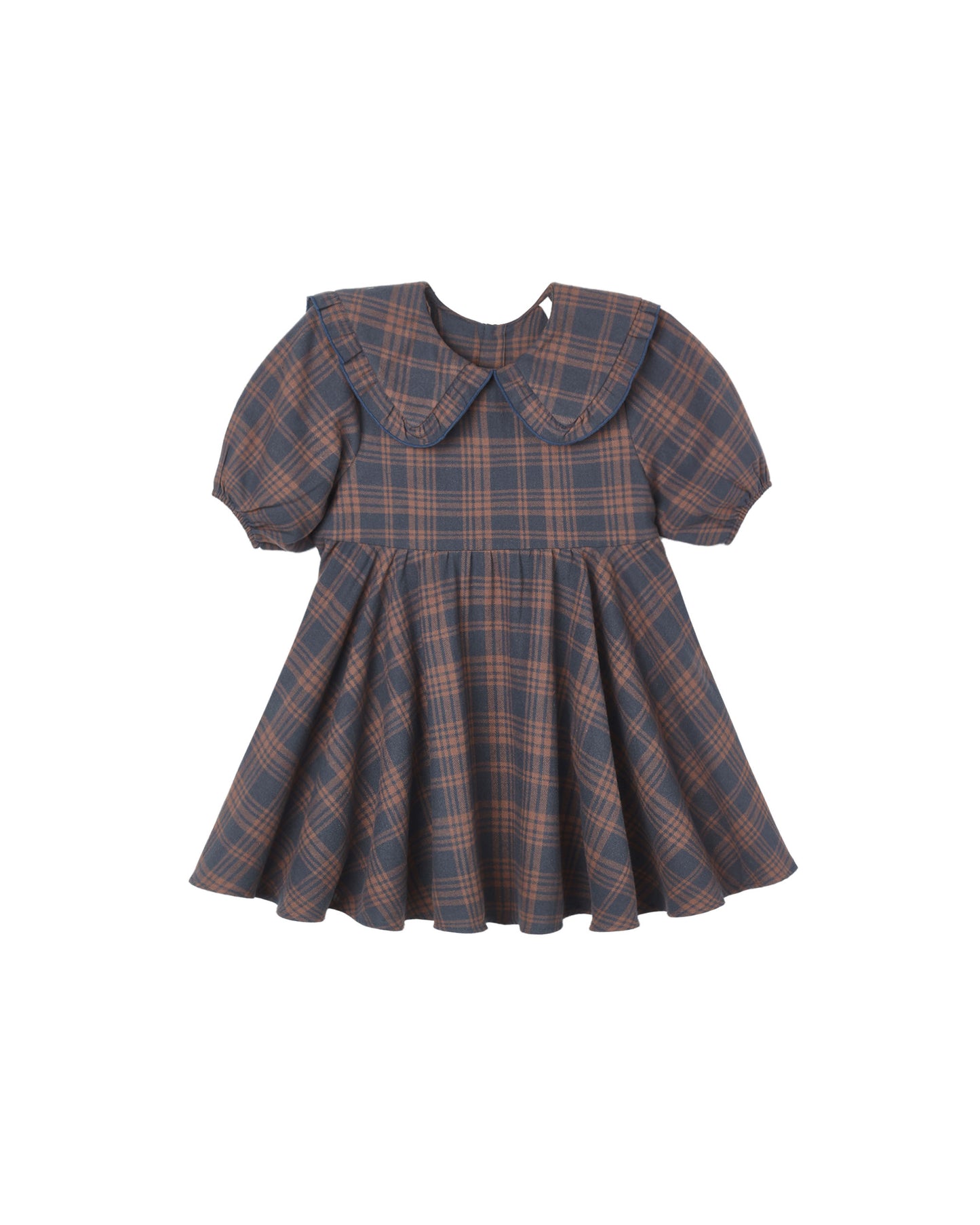 Rylee + Cru - Camille Dress - Midnight Plaid