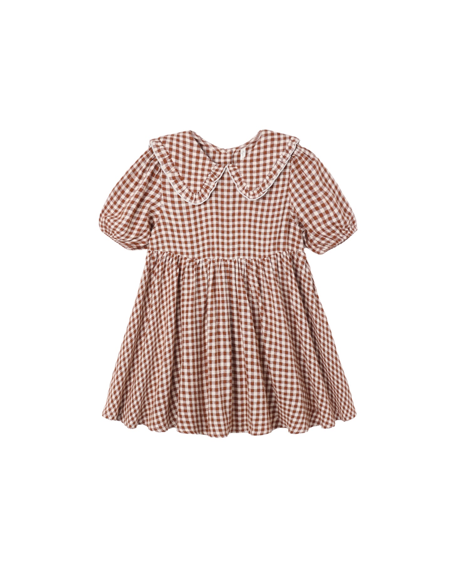 Rylee + Cru - Camille Dress - Brick Check